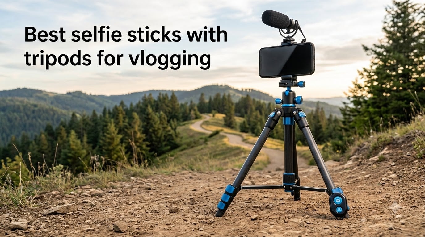 Best selfie sticks with tripods for vlogging