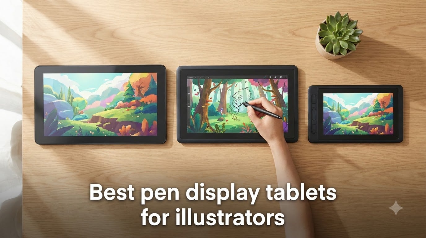 Best pen display tablets for illustrators
