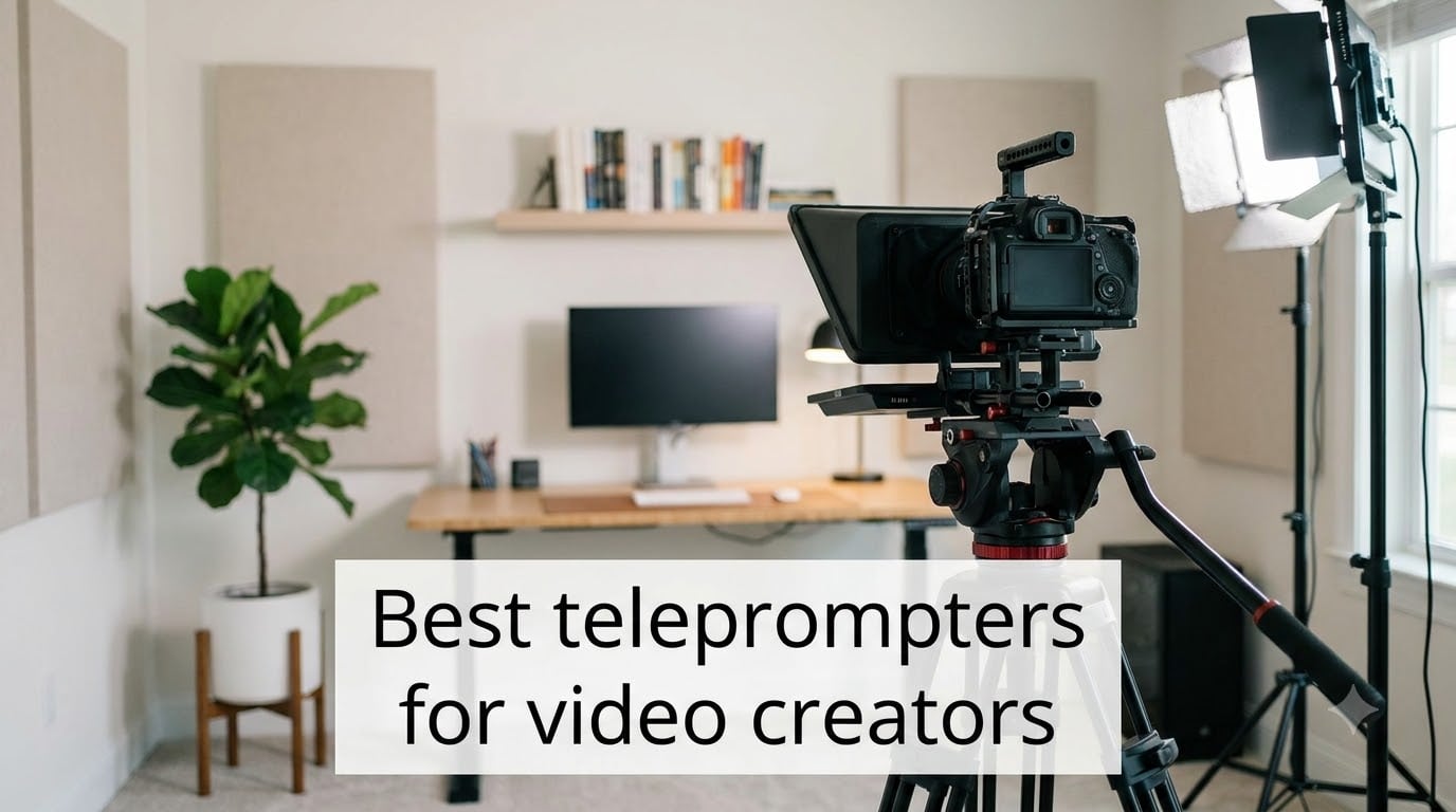 Best teleprompters for video creators