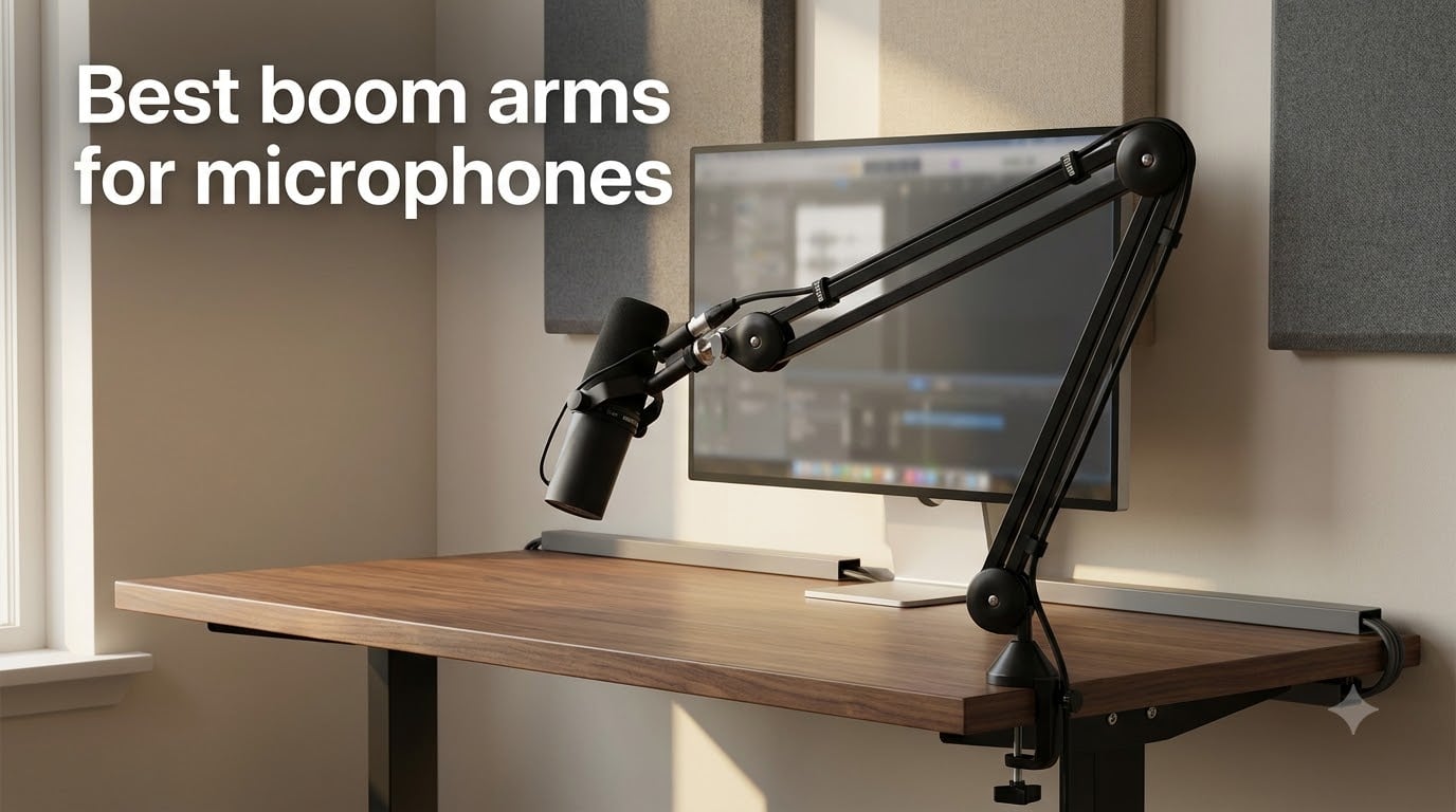 Best boom arms for microphones