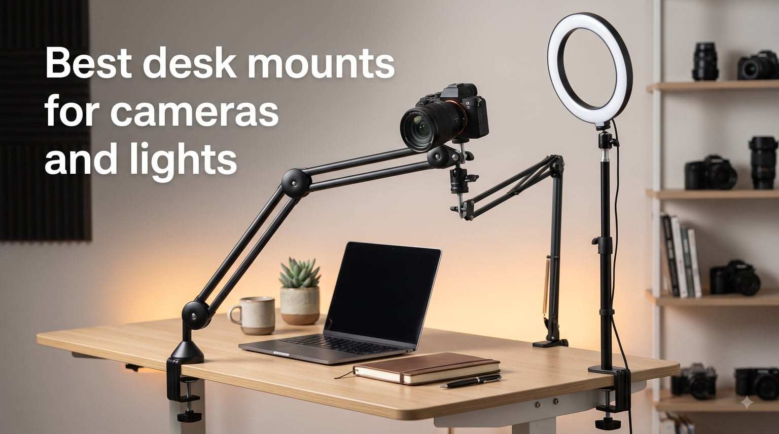 Best desk mounts for cameras and lights