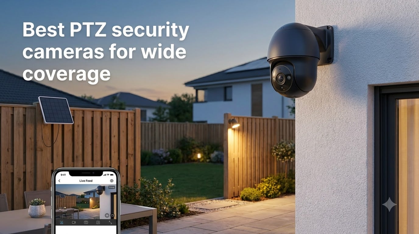 Best PTZ security cameras for wide coverage