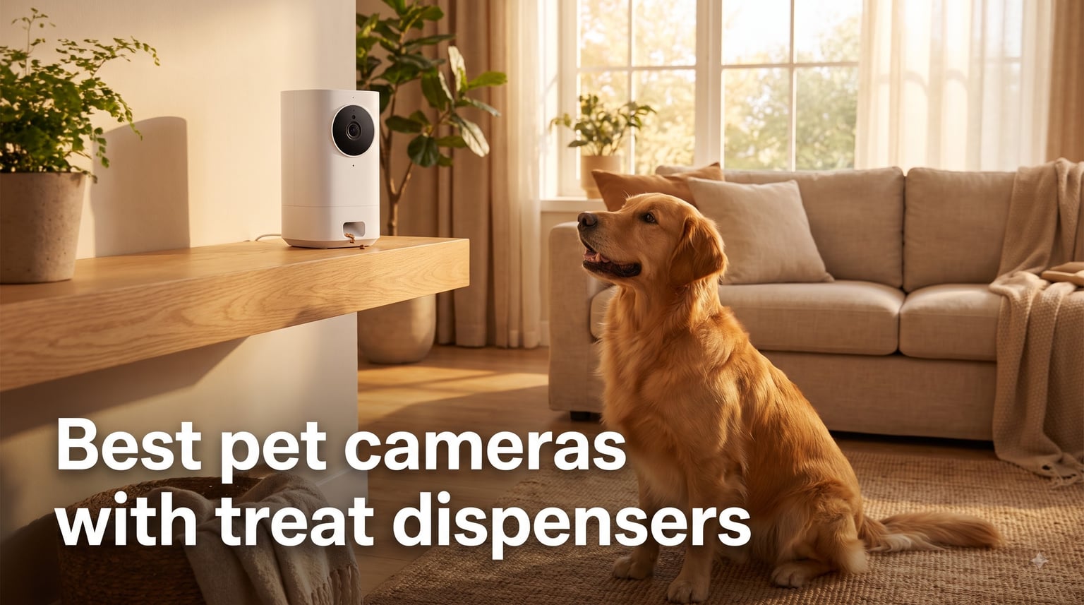 Best pet cameras with treat dispensers