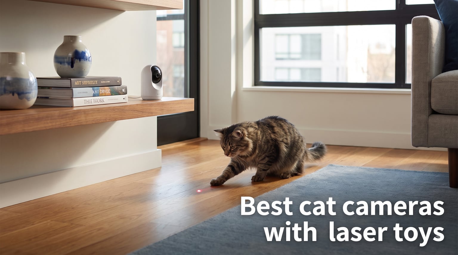 Best cat cameras with laser toys