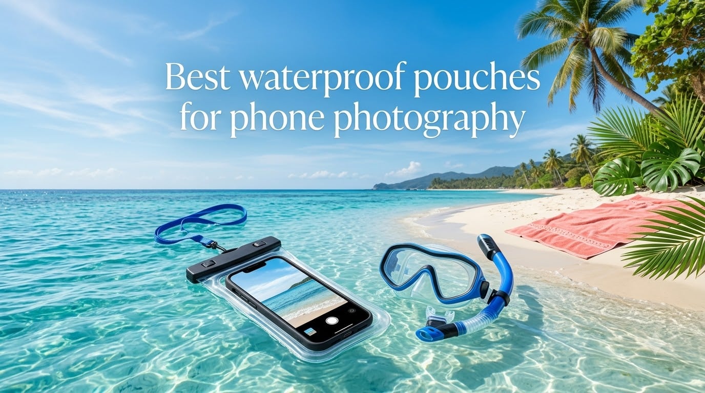 Best waterproof pouches for phone photography