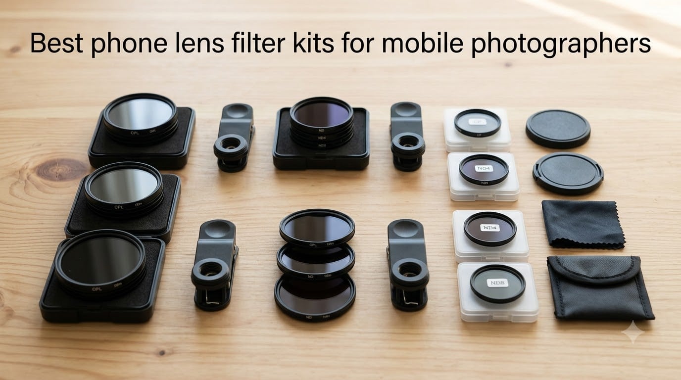 Best phone lens filter kits for mobile photographers