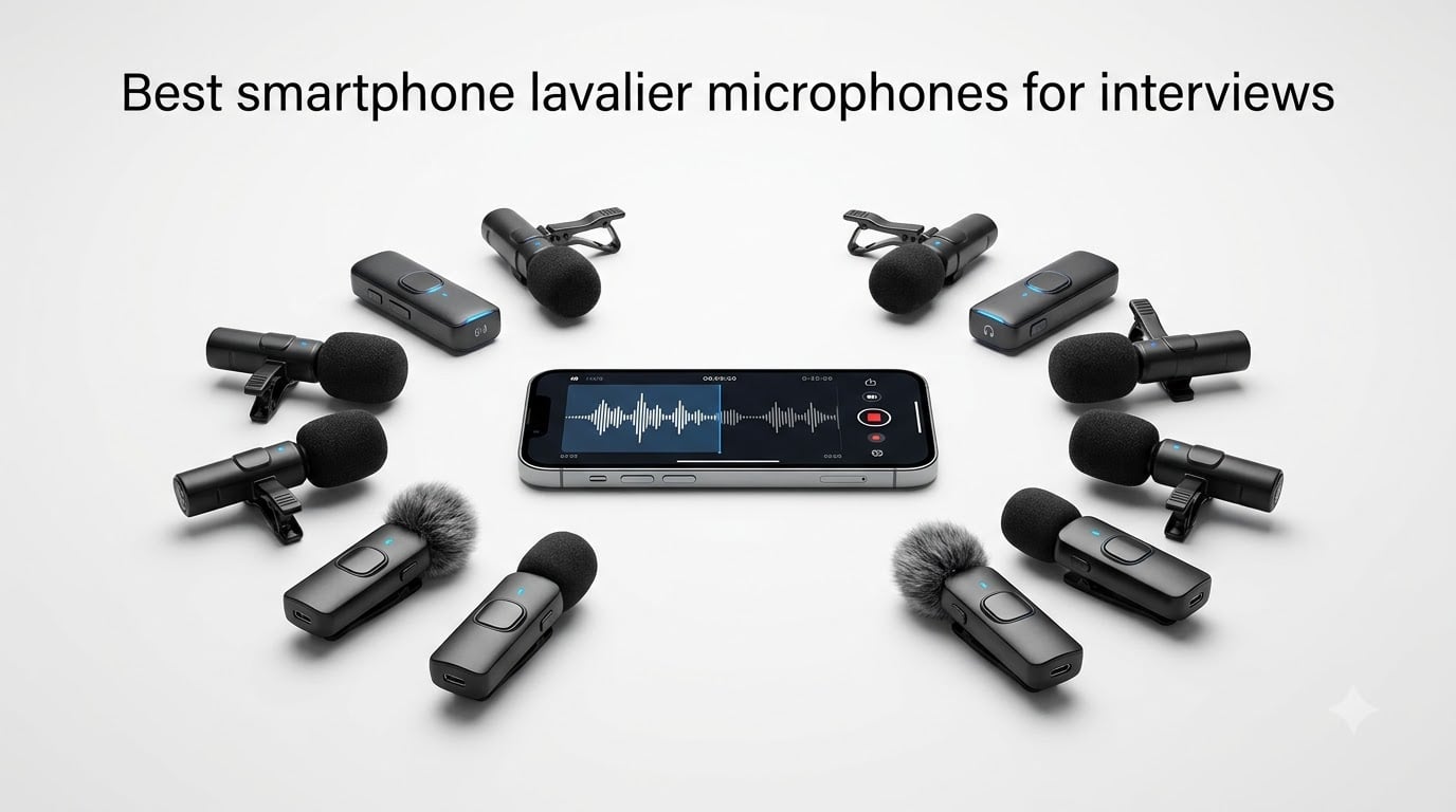 Best smartphone lavalier microphones for interviews