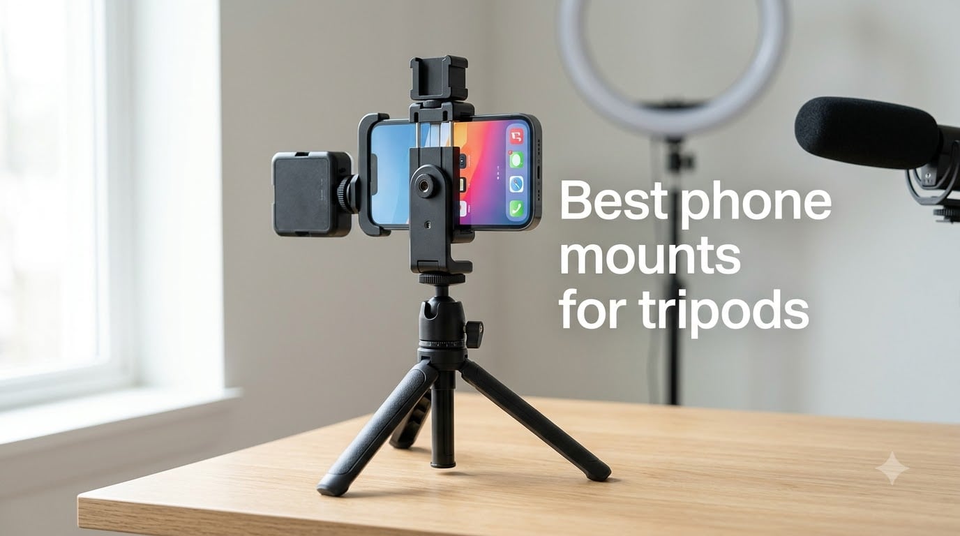 Best phone mounts for tripods