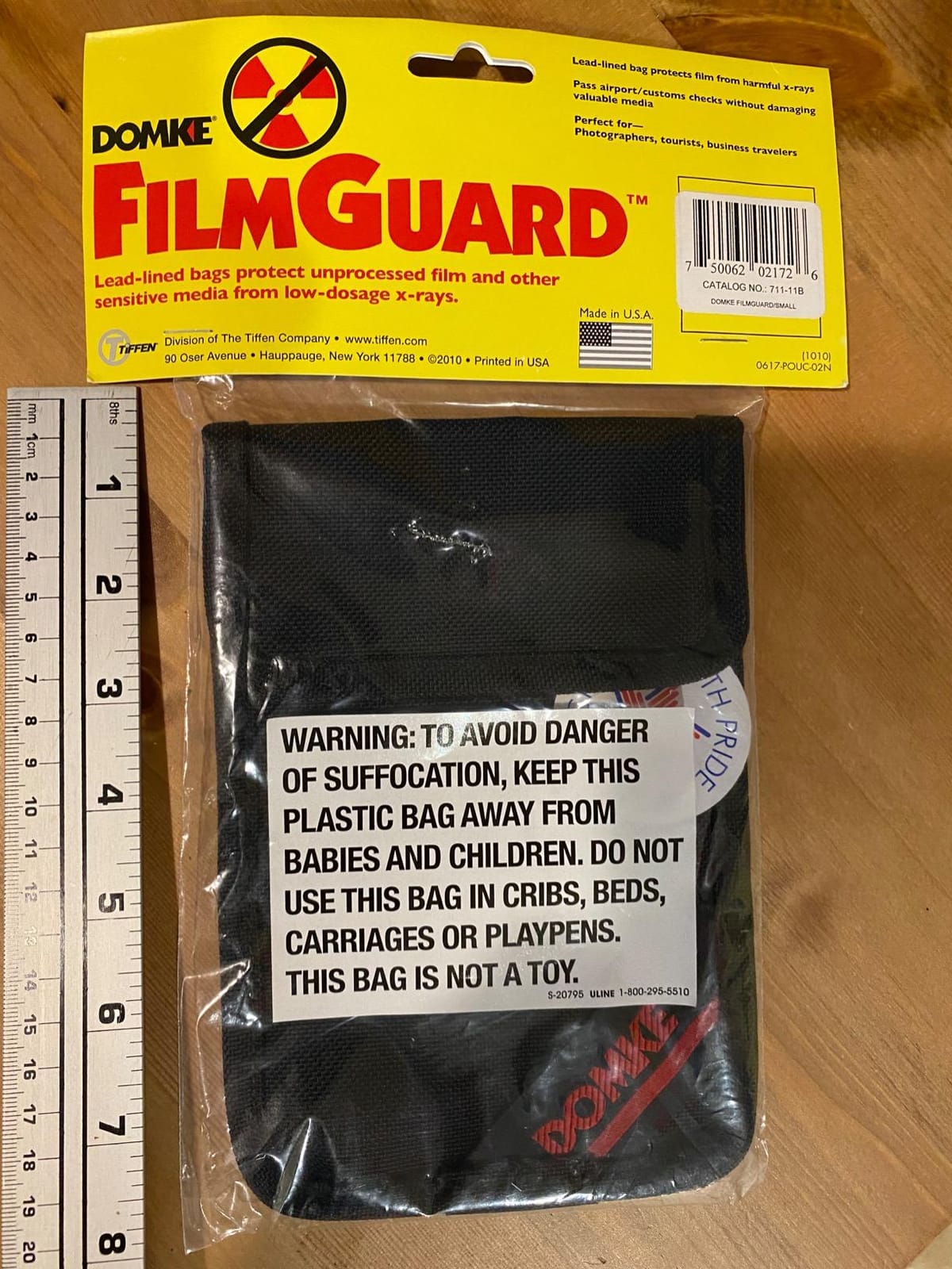 Domke Small Filmguard Film Bag for Airport Xray, Lead Lined Film Roll Case | Compact Xray Proof Bags for 35mm, and Other Unprocessed Photo Media customer photo 1