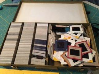 Logan Electric Slide File, Archival Metal Storage Box Holds 750 2x2 Mounted Slides in Movable Dividers customer photo 2