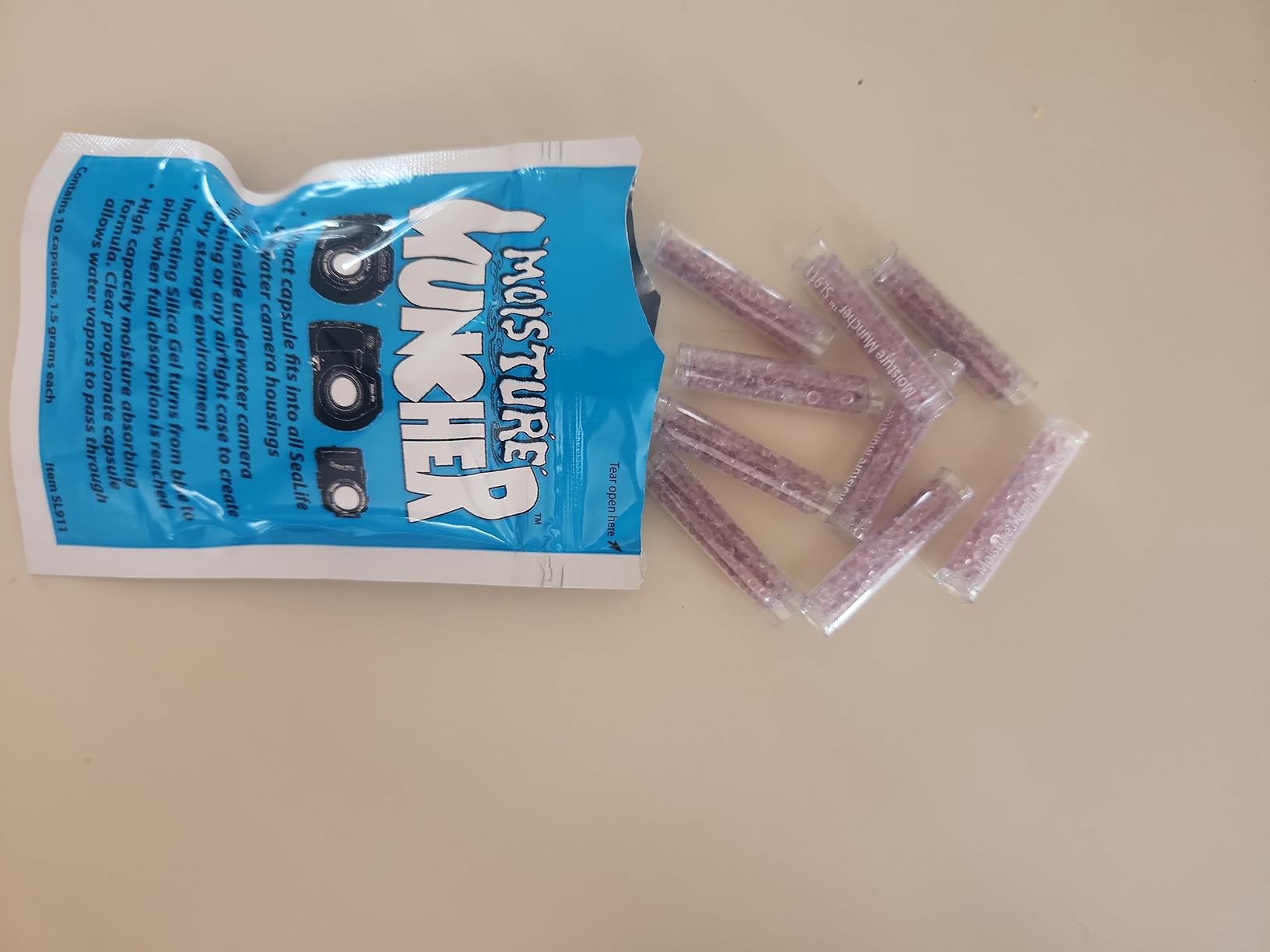 Sealife Moisture Muncher Capsules for SportDiver Underwater Housing for Smartphones (Blue) customer photo 1
