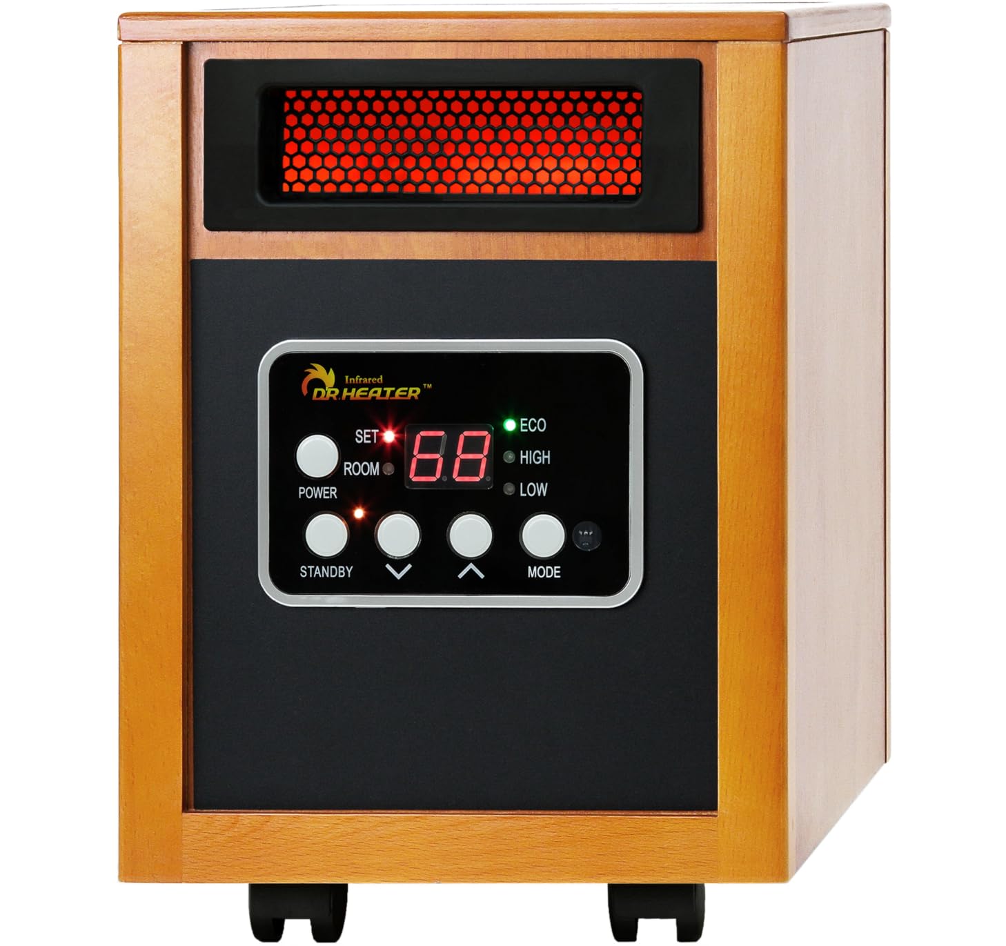 Dr Infrared Heater DR-968 Portable Space Heater, 1500-Watt, Cherry customer photo 2