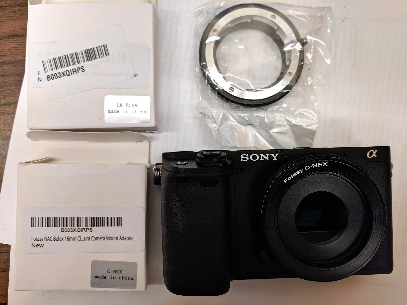 Fotasy C to E Mount Adapter - 16mm Cine Movie Lens Adapter for Sony NEX-7, A3000-A6600, ZV-E10 customer photo 1