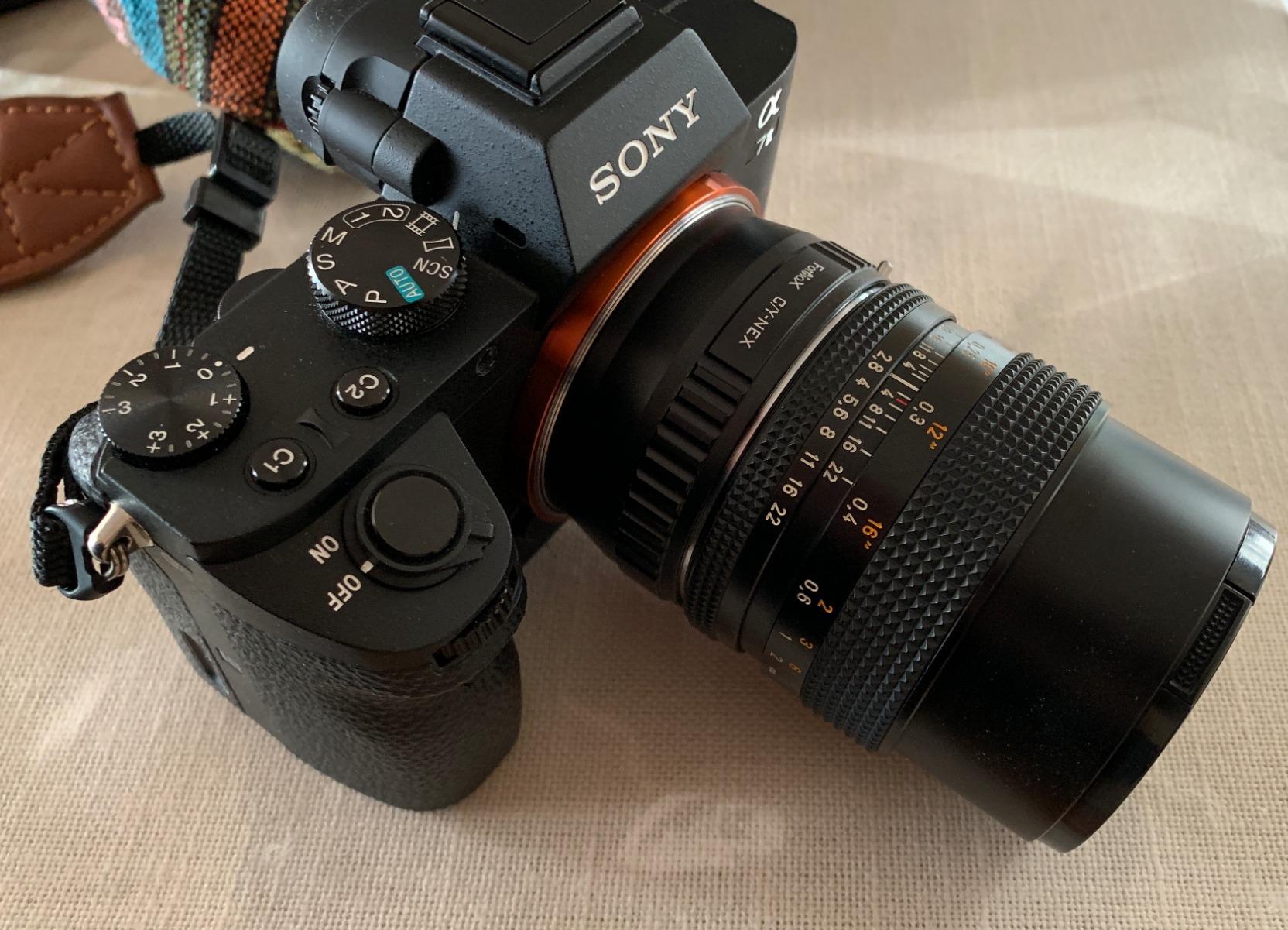 Fotodiox Lens Mount Adapter Compatible with Contax/Yashica Lenses to Sony E-Mount Cameras, (CY-SnyE) customer photo 2