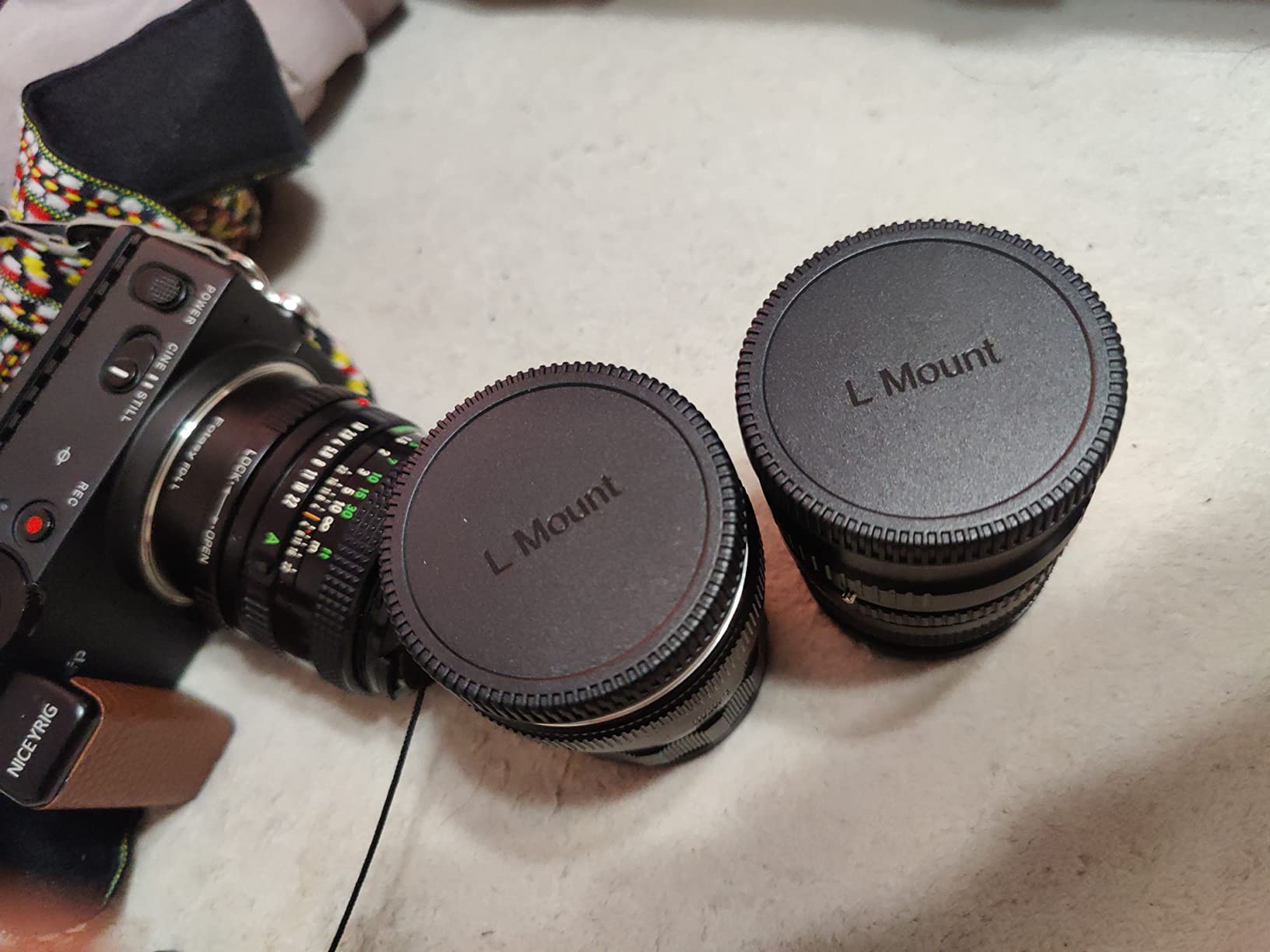 (2 Pcs) JJC L Mount Body Cap, L-Mount Rear Lens Cap, L Mount Protective Cover, Compatible with Panasonic S1 S1H S1R S4 S5 Leica SL SL2 TL2 TL Leica T Sigma fp fp L Mirrorless Camera customer photo 2