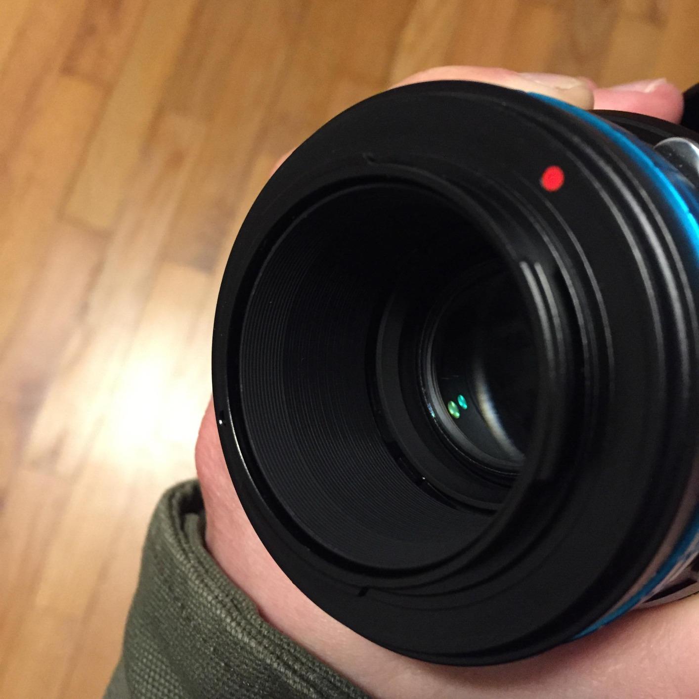Fotodiox Pro Lens Adapter, Contax G Lens to Sony Alpha Nex E-Mount Camera Lens Mount Adapter with Focus Dial, Black, (CntxG-SnyE-Pro) customer photo 2