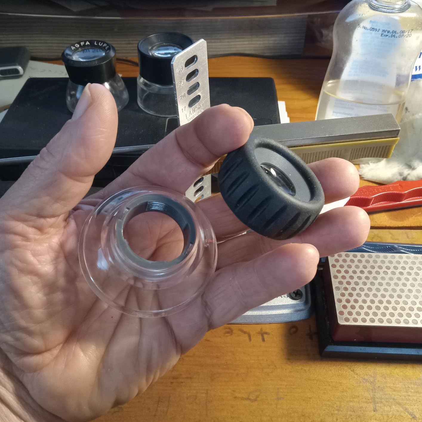 Carson LumiLoupe Plus 10.5x Power Focusable Stand Loupe Magnifier (LO-10) customer photo 1