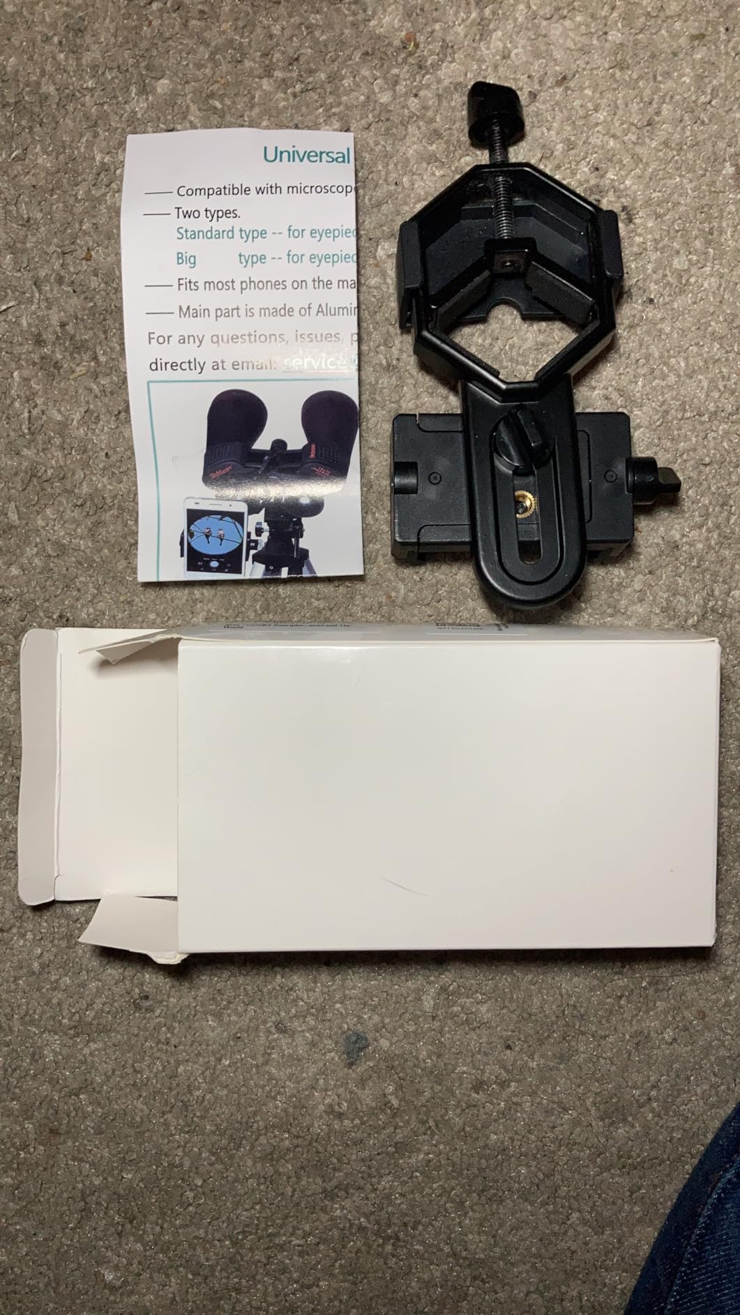 GOSKY Smartphone Adapter Mount Regular Size - Compatible with Binoculars, Monoculars, Spotting Scopes, Telescope, Microscopes Fits almost all Smartphones on the Market Record Nature and The World customer photo 2