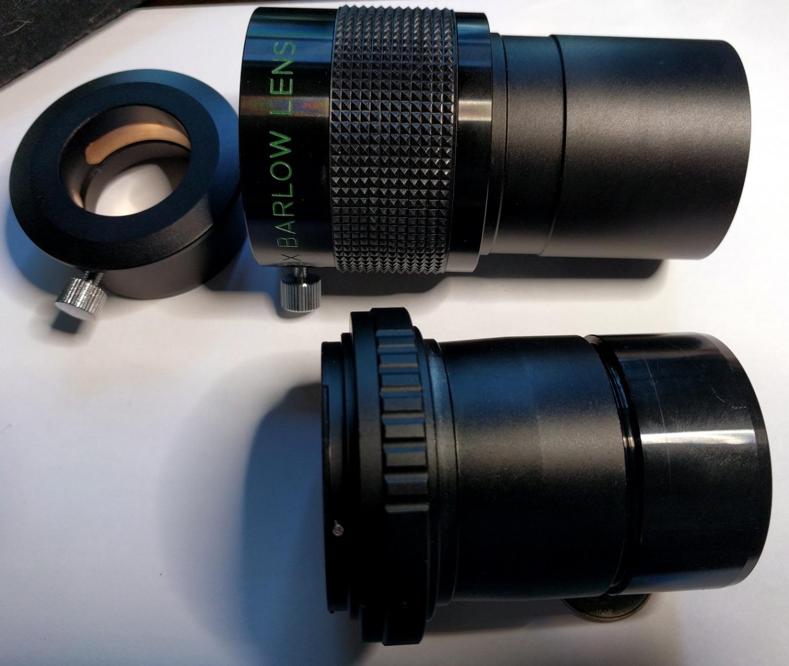Astromania Barlow Lens 2X, 2 Inch ED Barlow Lens for Astronomical Telescope | Fully Multi-Coated Barlow Lens for Deep Sky, Premium Dual Power ED Glass Telescope Accessory, For 1.25/2