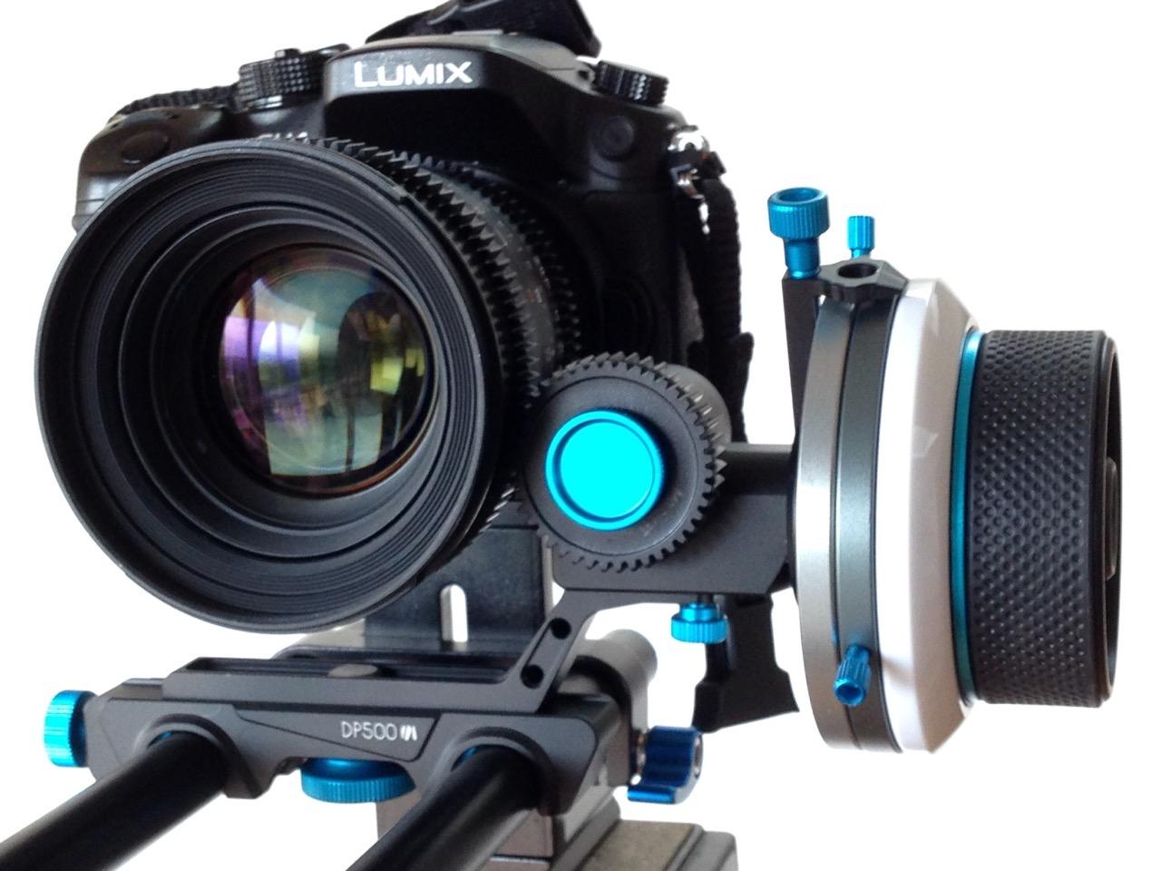 Fotga DP500III Follow Focus Puller w/A/B Stop, 15mm Quick Release Rod Clamp for Canon Nikon Sony Blackmagic DSLR Cinema Camera Video Mirrorless Camera Cine Lens Film Movie Video Making No Backlash customer photo 1