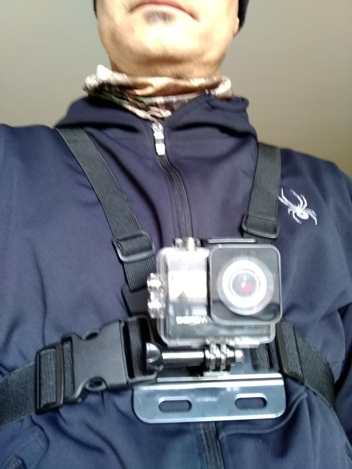 TEKCAM Chest Harness Mount Compatible with Gopro AKASO Action Camera - Compatible with Go pro Hero 13 12 11 10 9 8 AKASO EK7000 Brave 4 ODDV Hiicam DJI Osmo Icefox, Adjustable Chest Strap Mount customer photo 1
