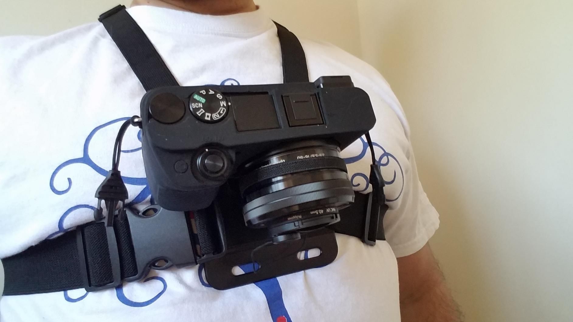 TEKCAM Chest Harness Mount Compatible with Gopro AKASO Action Camera - Compatible with Go pro Hero 13 12 11 10 9 8 AKASO EK7000 Brave 4 ODDV Hiicam DJI Osmo Icefox, Adjustable Chest Strap Mount customer photo 2