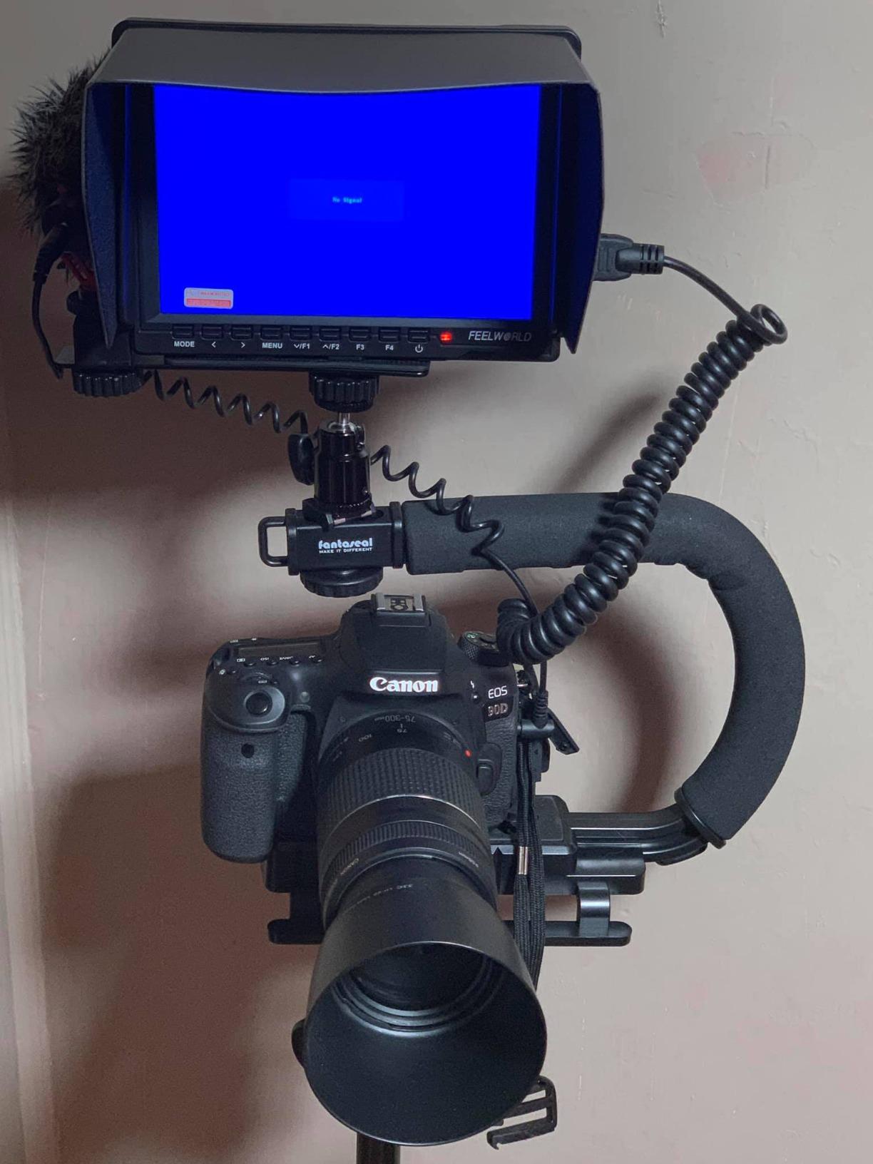 FEELWORLD FW759 PRO 7 Inch 400nit Touchscreen Field DSLR Camera Monitor | with 2xF550 Battery 4K HDMI Input Focus Peaking Histogram Lightweight for Beginner Filmmakers Videographer Video Shooting customer photo 1