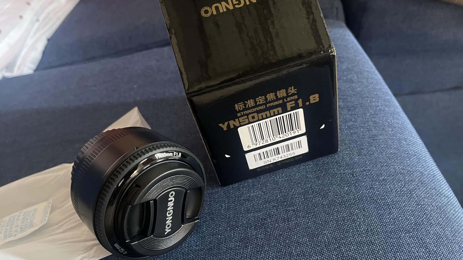 YONGNUO YN50mm F1.8 Auto Focus Lens for Canon EF Mount Cameras, Large Aperture AF MF customer photo 1