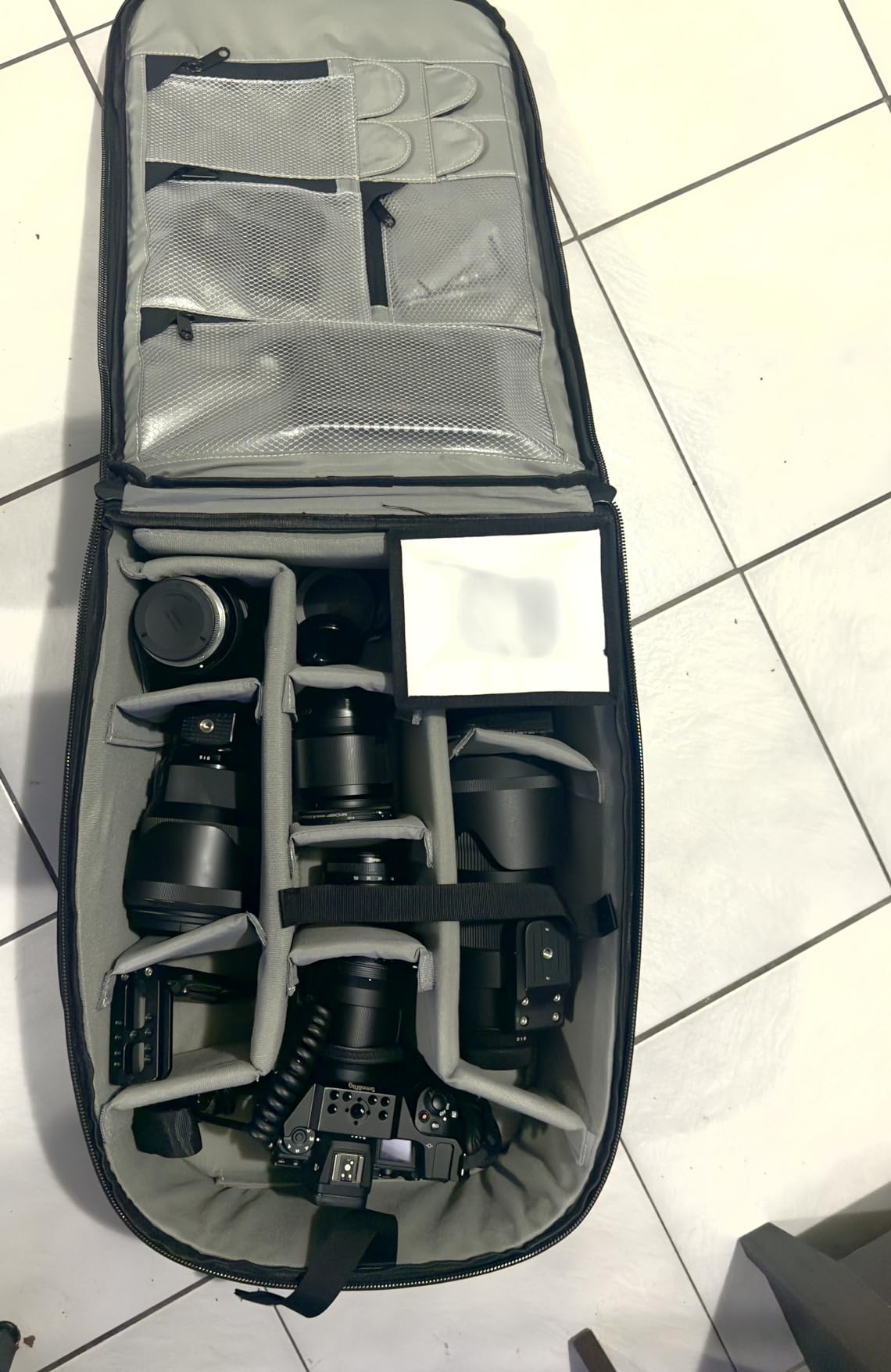 NEEWER Convertible Rolling Camera Backpack for SLR/DSLR and Accessories customer photo 2