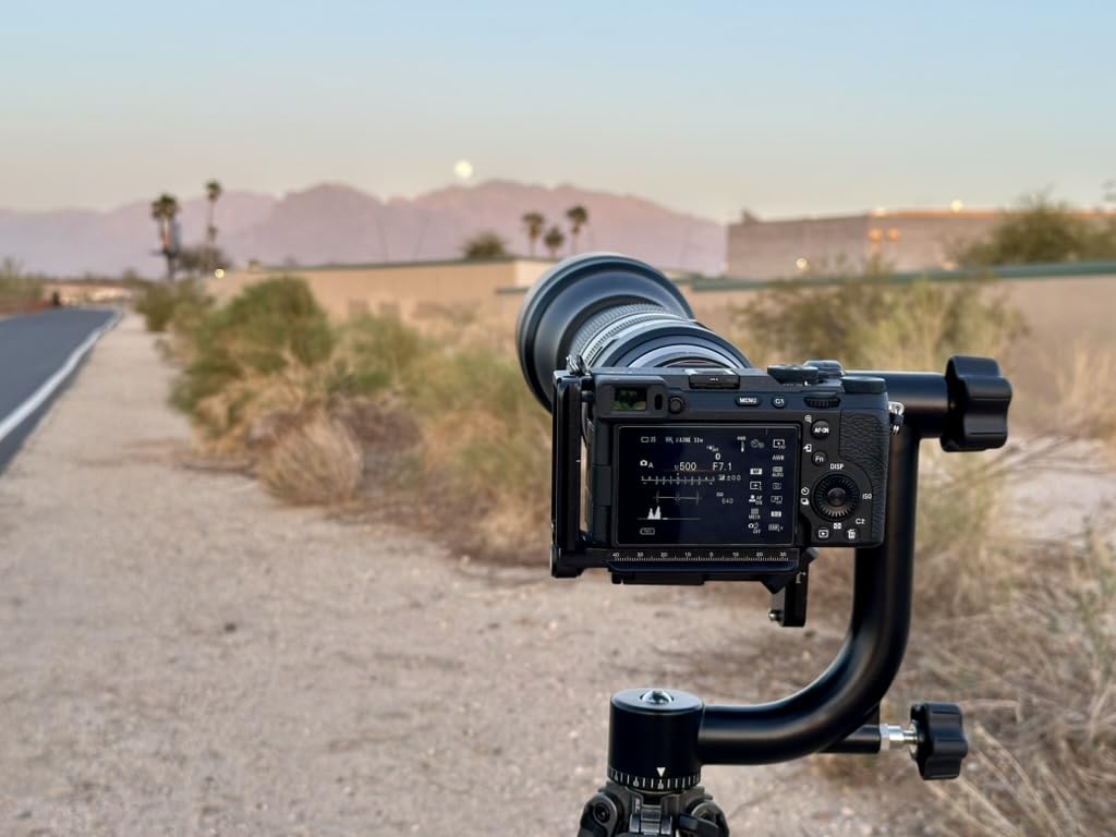 Andoer Heavy Duty Gimbal Head Tripod Head with Arca Swiss Quick Release Plate customer photo 2