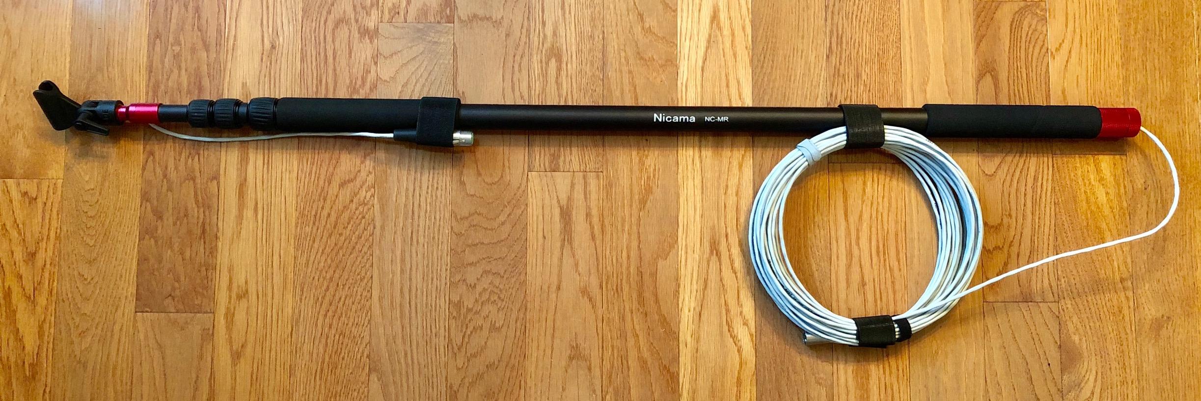 Nicama 11.5 ft Professional Handheld Boom pole for Shotgun Microphones, Lightweight, Easy Twist Locks, Padded Handle customer photo 1