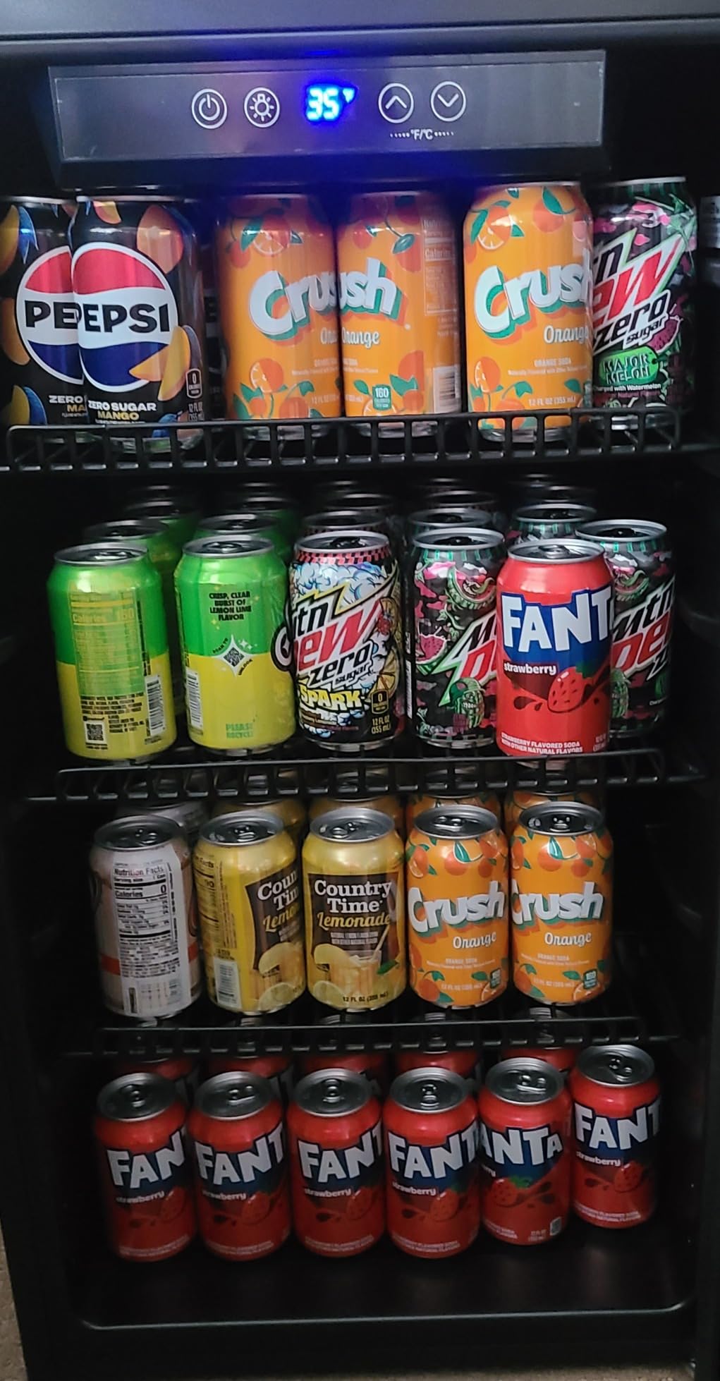 hOmeLabs Beverage Refrigerator and Cooler, 120 Cans Capacity, 3.2 Cu Ft customer photo 1