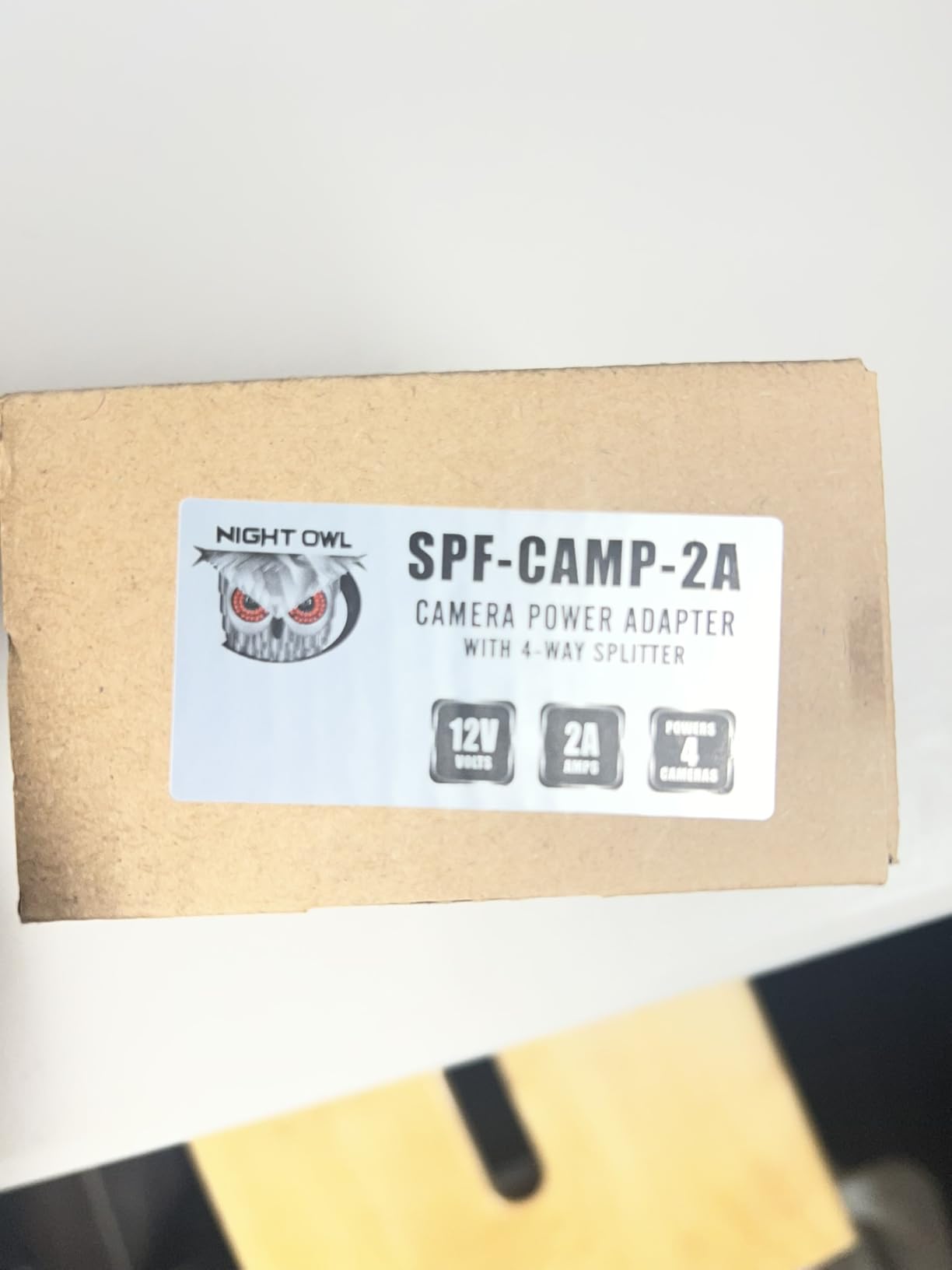 Night Owl Security SPF-CAMP-2A Camera Adapter with 4-Way Power Splitter, Black customer photo 2