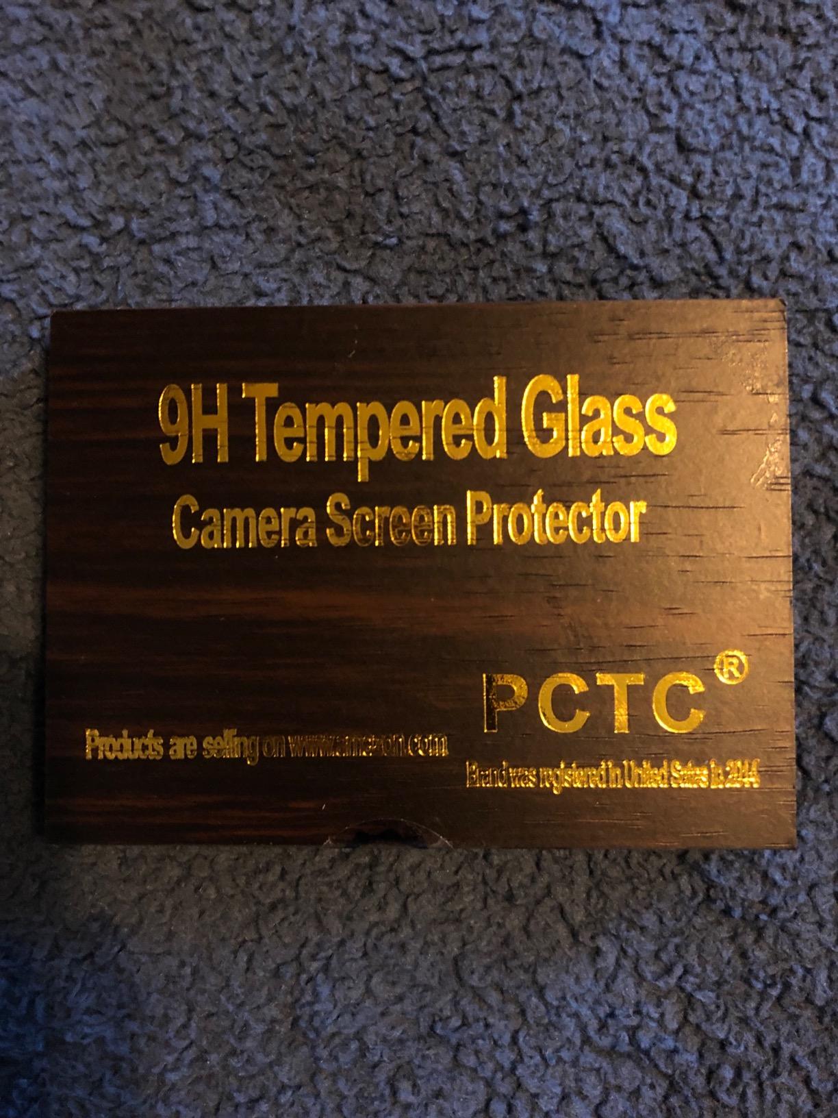 PCTC EOS M50 II Screen Protector for Canon EOS M50 M50 Mark II Camera & Hot Shoe Cover 0.3mm 9H Hardness customer photo 2