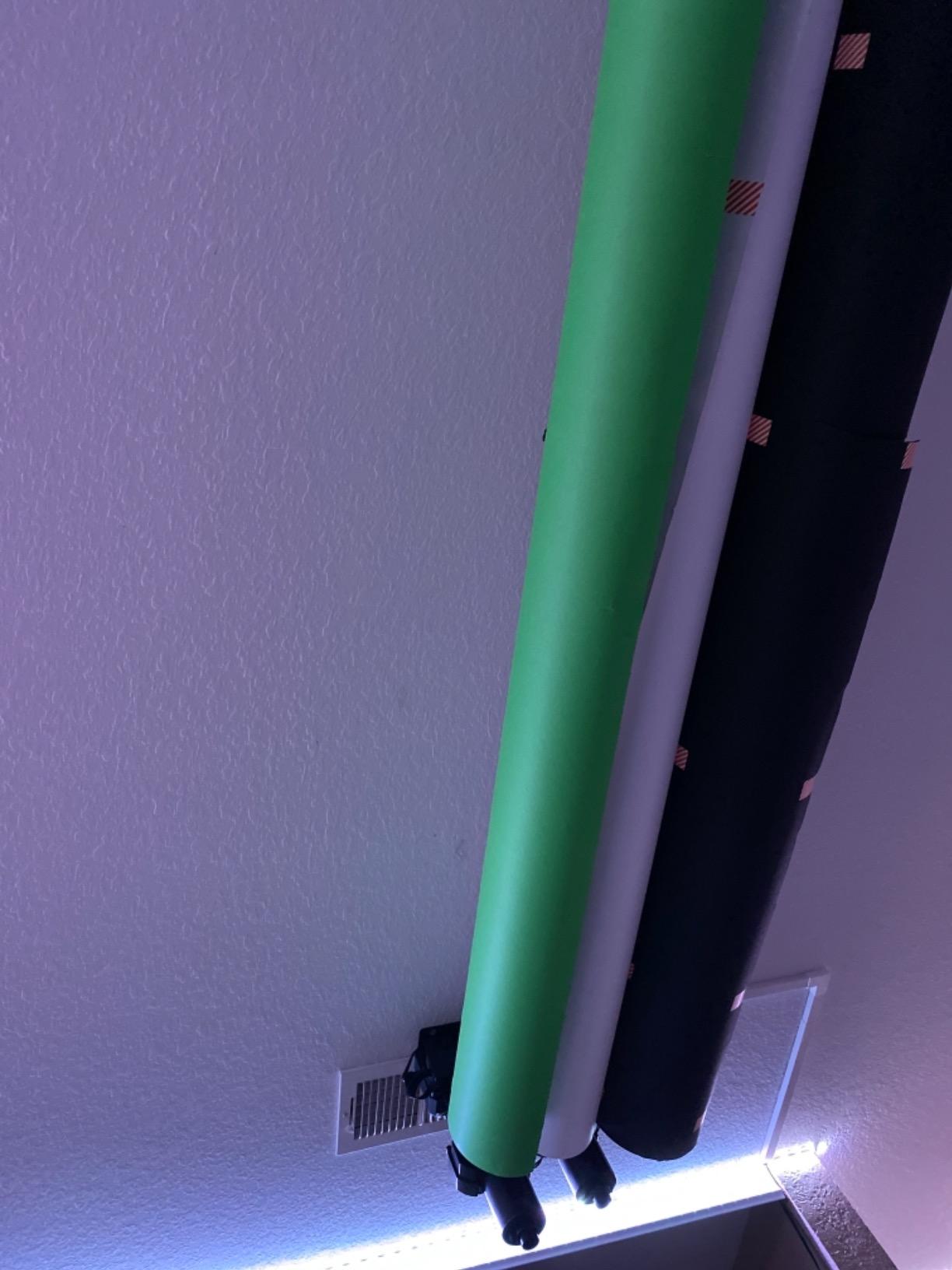 3 Roller Motorized Electric Wall Ceiling Mount Background Support System with Remote customer photo 1