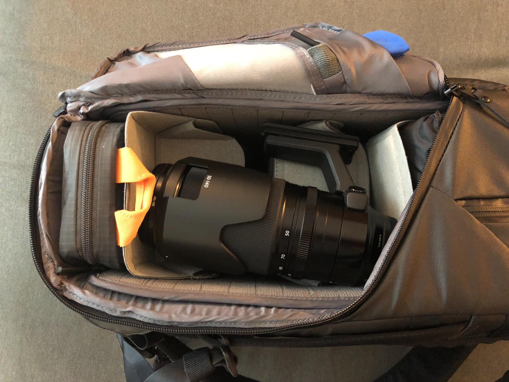 LOWE PRO Freeline Camera Backpack 350 AW, Black. Versatile Daypack Designed for Travel, Photographers and Videographers. for DSLR, Mirrorless, Laptops, Bridge, CSC, Lenses and Travel Gear. (LP37170-PWW) customer photo 2