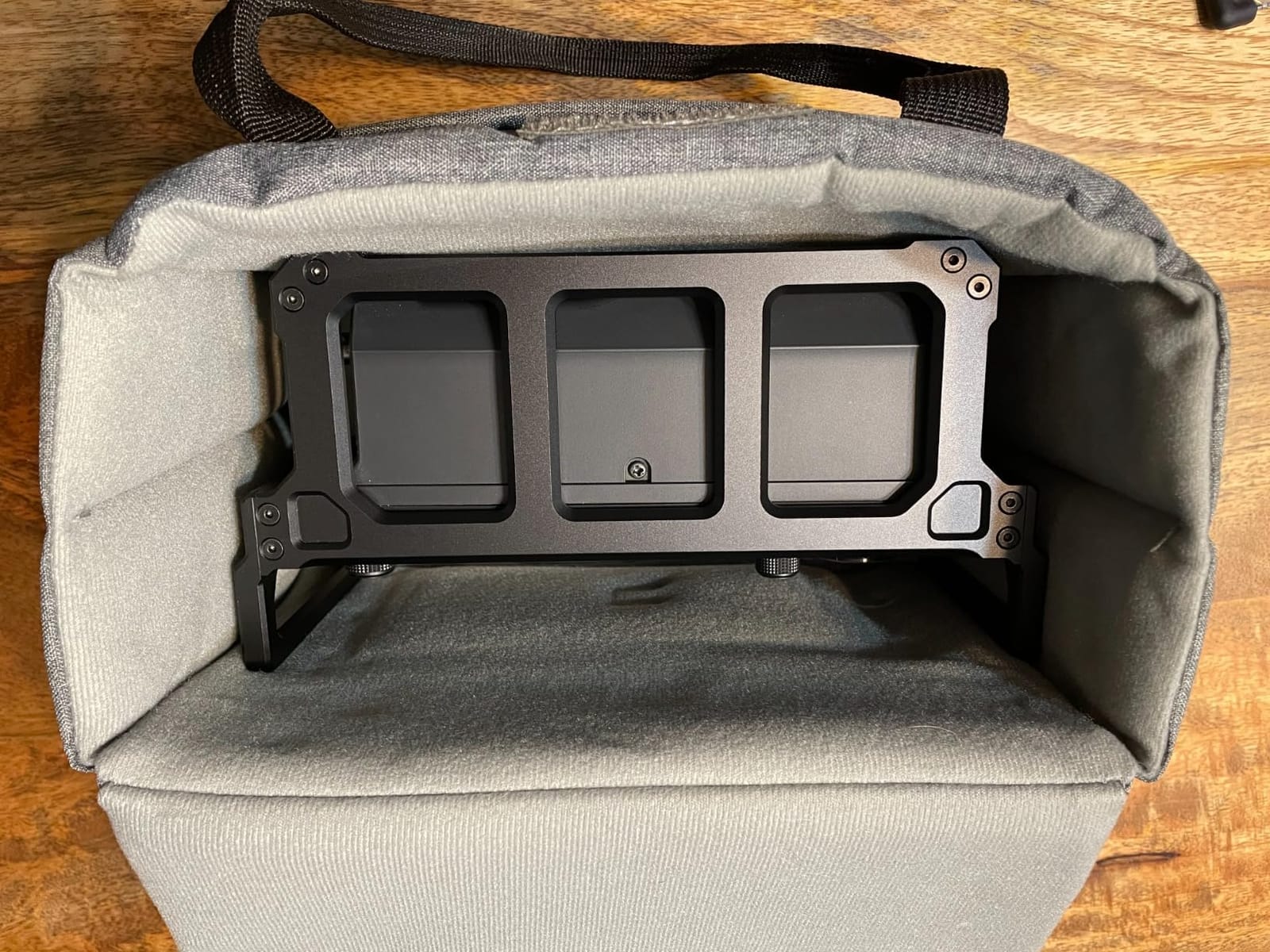 Camera Inserts Lens Padded Insert Liner DSLR SLR Protective Bag Camera Cube Roomy Case Waterproof Foldable pouch for Camera Lens Accessories Sony Canon Nikon Olympus (Black) customer photo 1