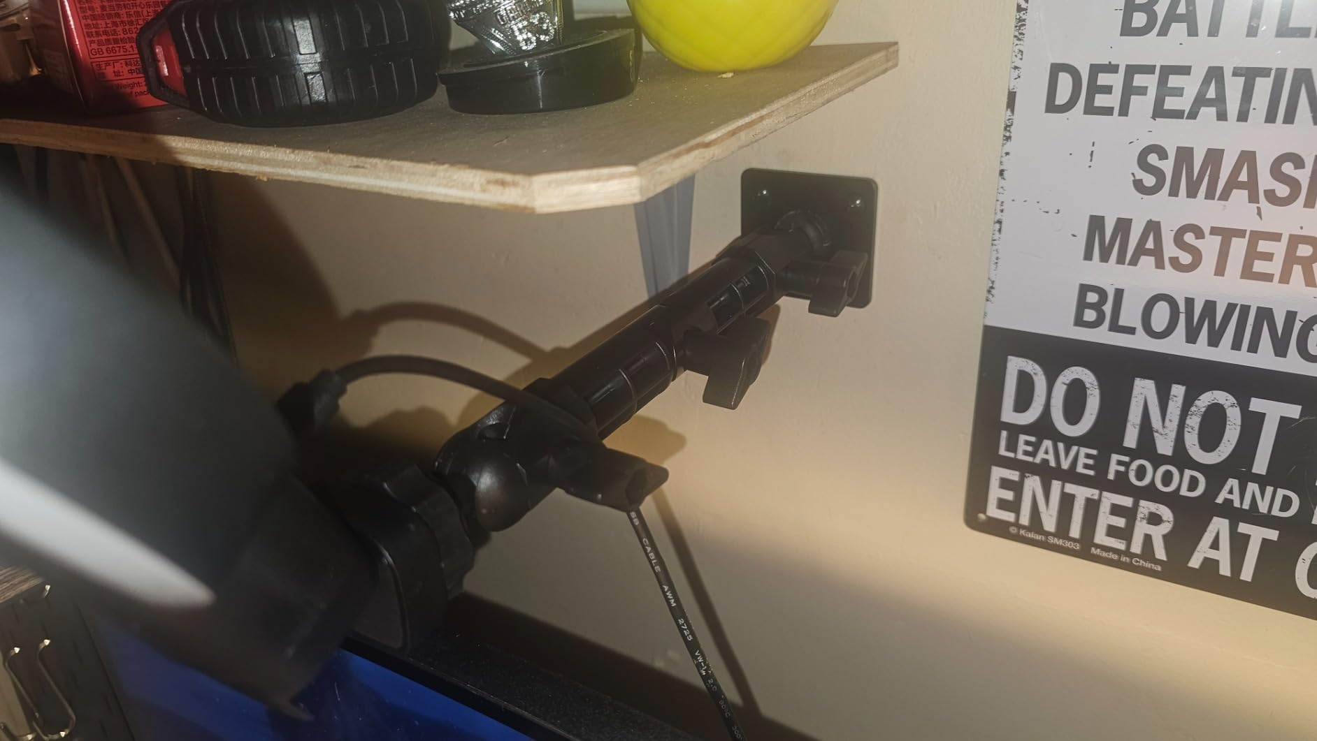 Brio Webcam Mount, Wall Stand Holder Compatible with Logitech C920x C925e C922x C920 C930e C615 Brio StreamCam MX-Brio 4K Webcams customer photo 1
