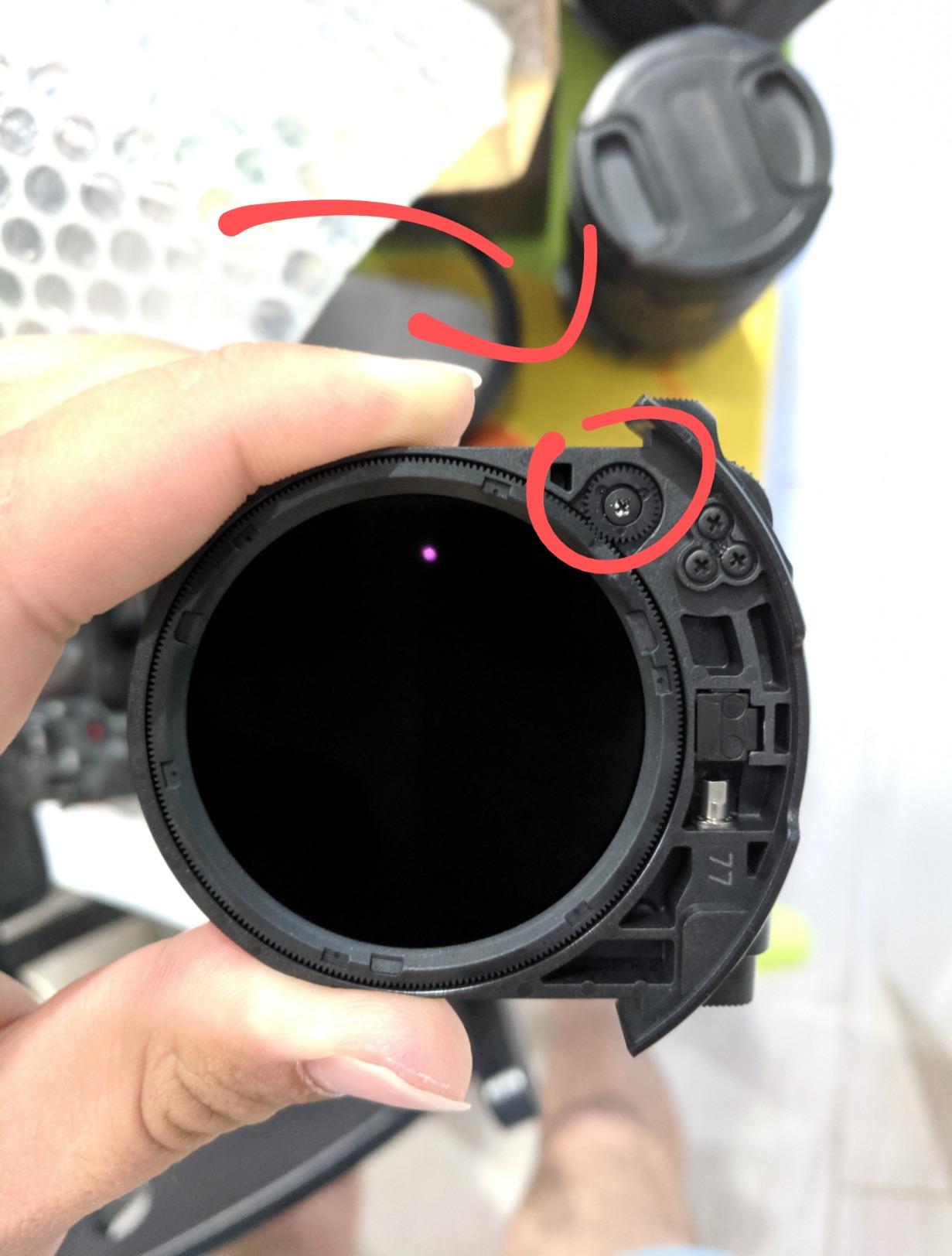 Canon Drop-in Filter Mount Adapter EF-EOS R with Variable ND Filter customer photo 2