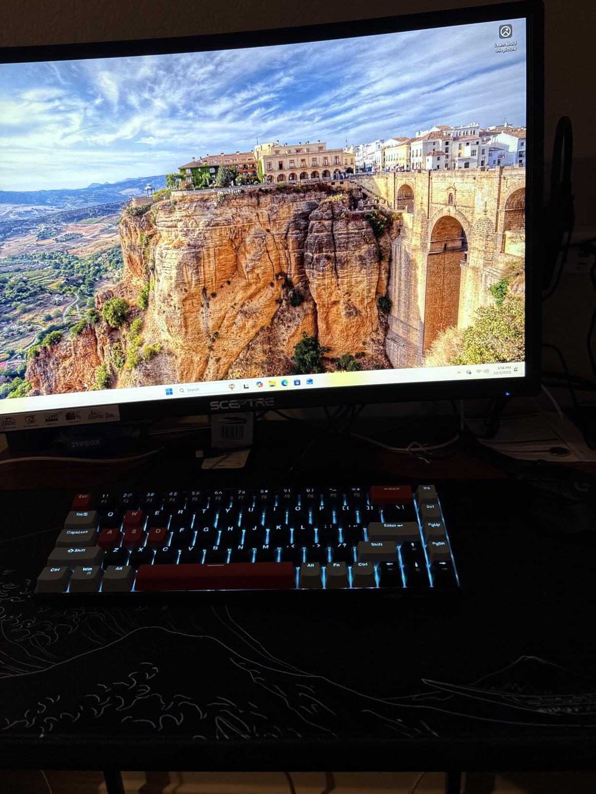 Sceptre Curved 24-inch Gaming Monitor 1080p R1500 98% sRGB HDMI x2 VGA Build-in Speakers, VESA Wall Mount Machine Black (C248W-1920RN Series) customer photo 2