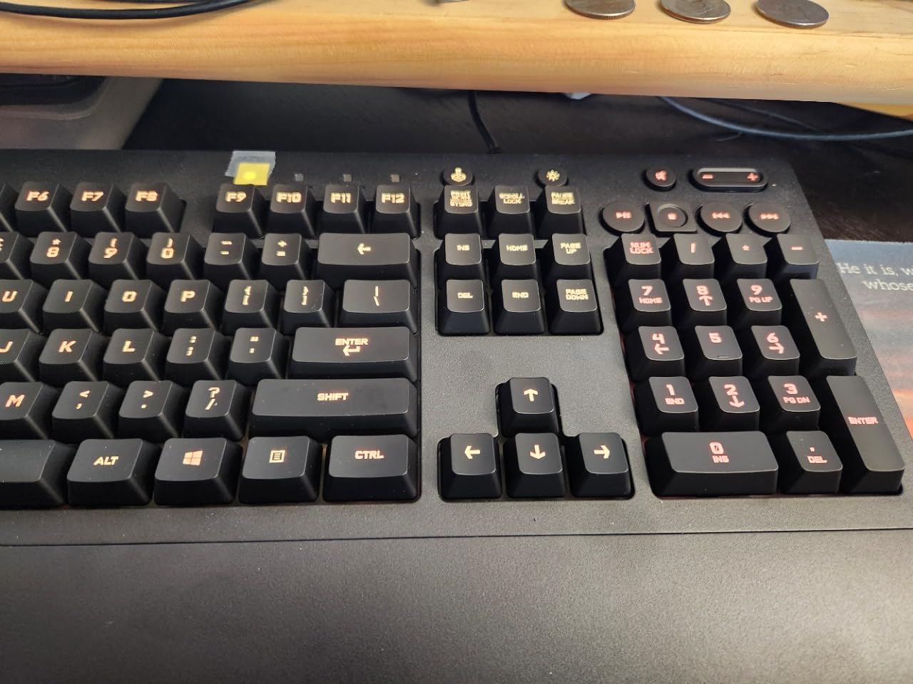 Logitech G213 Prodigy Wired RGB Gaming Keyboard - Black | Mech-Dome Keys, Palm Rest, Adjustable Feet, Media Controls, LIGHTSYNC RGB, USB, Compatible with Windows customer photo 2