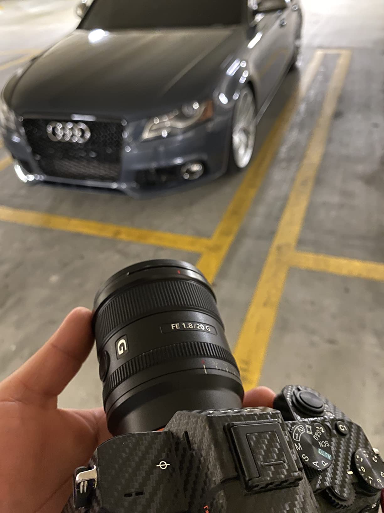 Anti-Scratch Anti-Wear Camera Body Skin Cover Protector Film for Sony A7III A7RIII (Fits A7 Mark III & A7R Mark III Only) Protective Decoration - Carbon Fiber Black customer photo 1