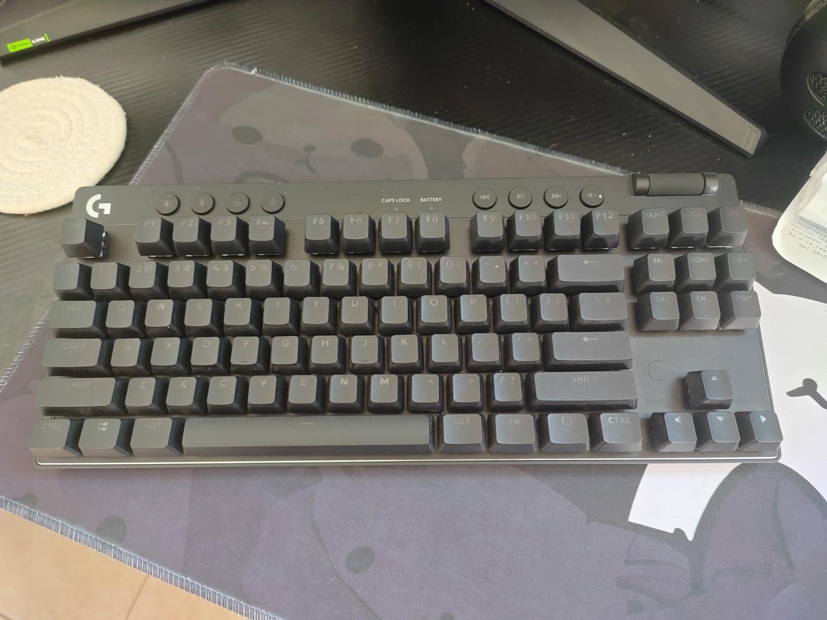 Logitech G PRO Mechanical TKL Tenkeyless Gaming Keyboard (Clicky), Ultra Portable, Detachable Micro USB Cable, 16.8 Million Color Lightsync Backlit Keys customer photo 2