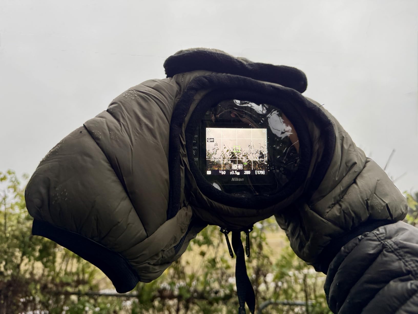 Water-Resistant Rain Cover Protector for DSLR Cameras for Outdoor Photography customer photo 1