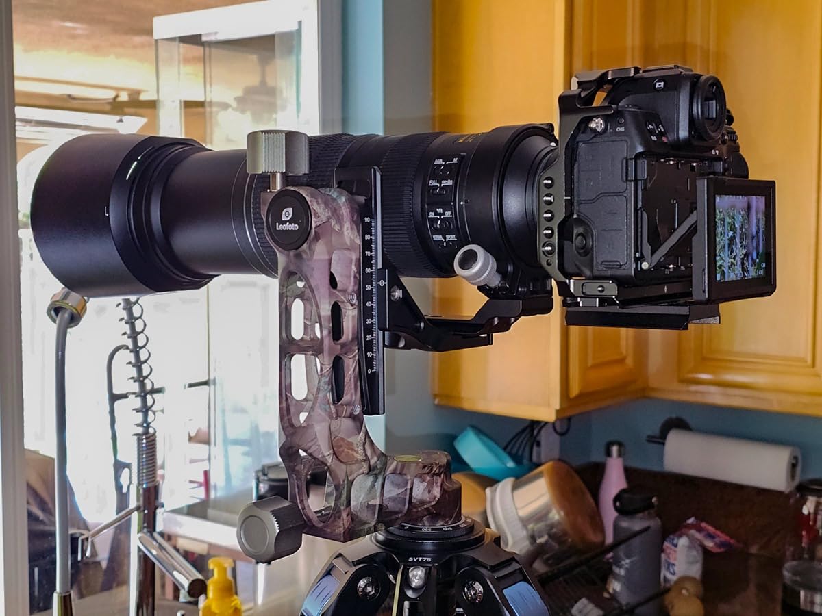 Leofoto Black PG-1 Lightweight Heavy Duty Gimbal Tripod Head customer photo 1