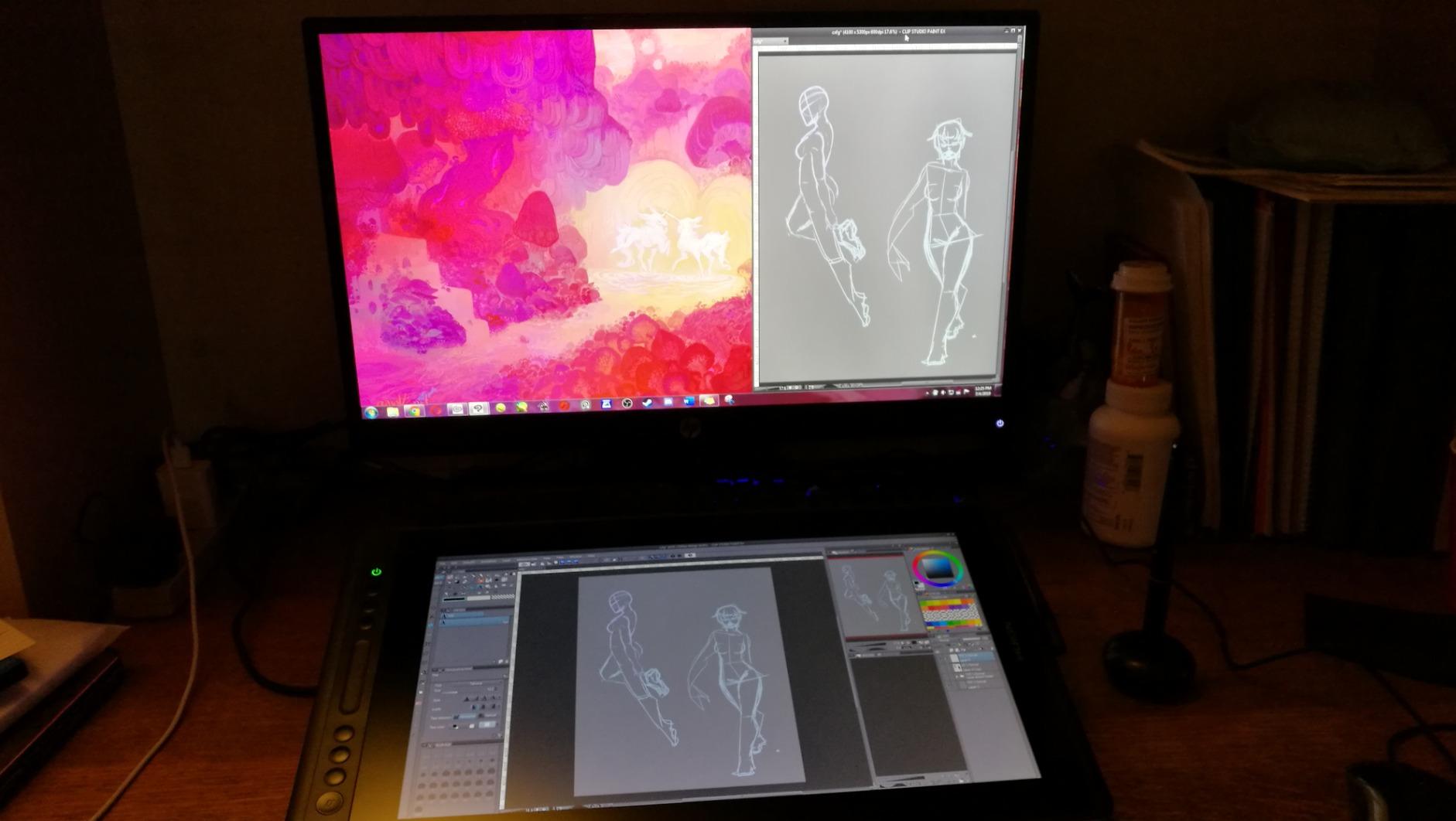 Kamvas Pro 16 Drawing Tablet with Screen,120% sRGB, Touch Bar,15.6