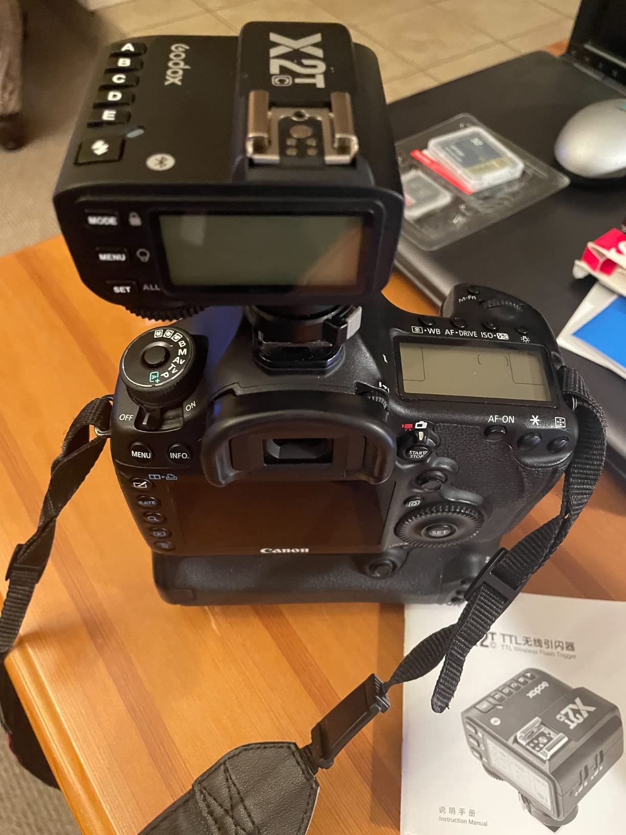 Godox X2T-C TTL Wireless Flash Trigger for Canon, Bluetooth Connection, 1/8000s HSS,5 Separate Group Buttons, Relocated Control-Wheel, New Hotshoe Locking, New AF Assist Light customer photo 2