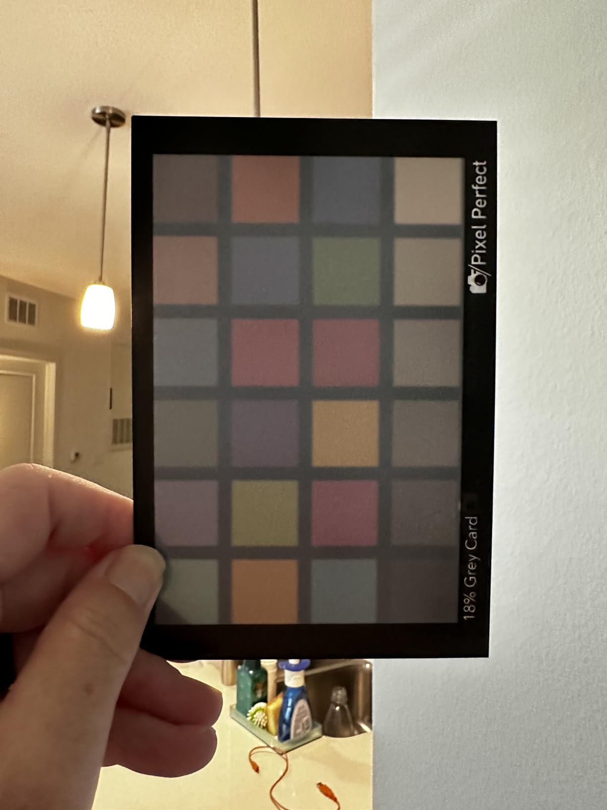 Pixel Perfect Camera Colour Correction Card - 4x6 for Photo and Video - Reference Tool Grey Card Target White Balance Exposure Temperature Colour Calibration Chart, Set of 2 customer photo 2