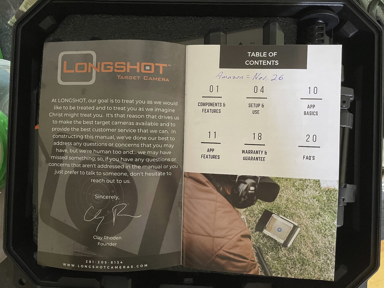 LONGSHOT LR-3 Wireless Target Camera System - 2 Mile UHD Range, 9+ Hour Battery, HD Live Video to Phone/Tablet customer photo 2
