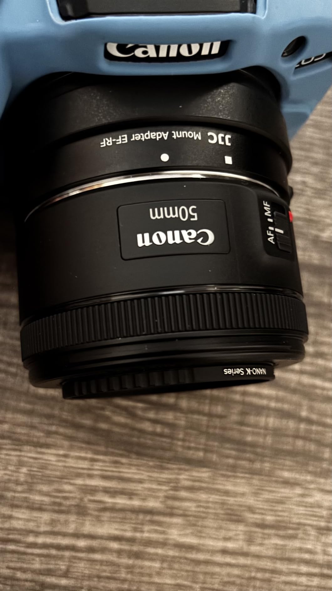 EF-EOS R Auto Focus Lens Mount Adapter for Canon EF EF-S to RF R50 Adapter | EF to RF Mount for R1 R100 R8 R50 V R5 R6 III II V R10 R7 R3 R5C RP w Tripod Foot+RF Lens Rear Cap+EF Mount Camera Body Cap customer photo 2